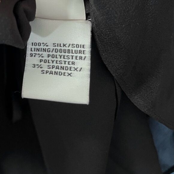 Diane Von Furstenberg Aubrey Silk Chain Trim Halter Top Black XS - Picture 8 of 9